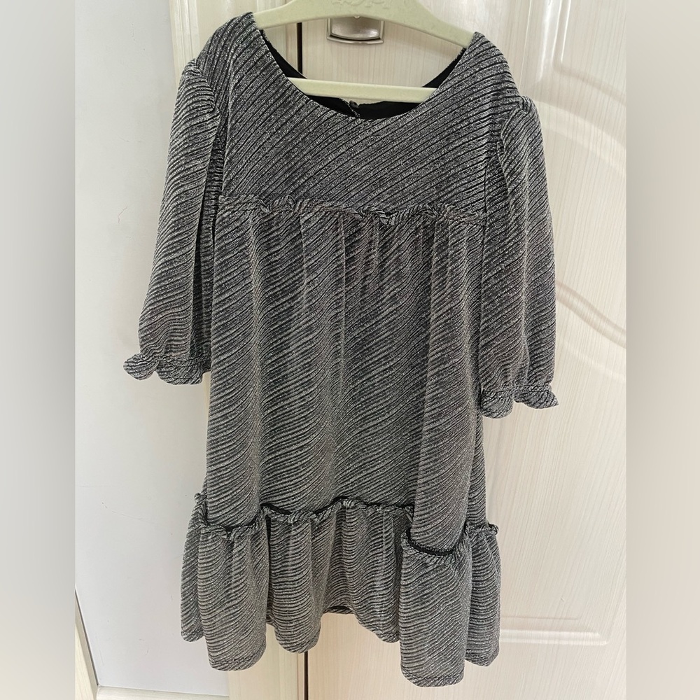 New! Wonder Nation Silver Party Dress - Little Girl